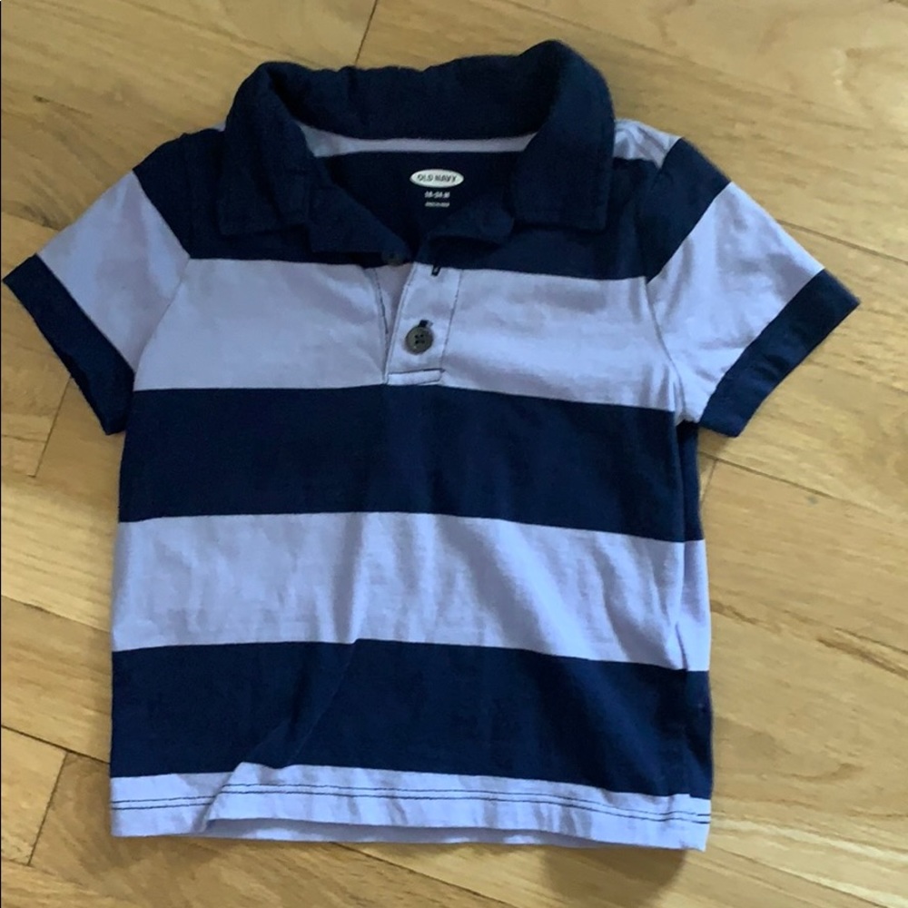 Old Navy stripe polo shirt